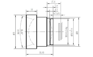 32mm f/1.0 Athermalized Lenses for LWIR Thermal Imaging Camera